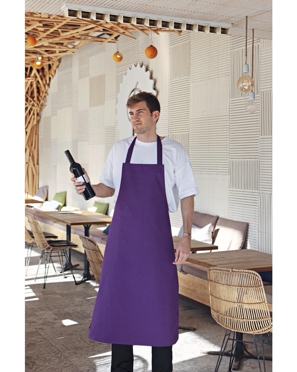 Schorten LINK KITCHENWEAR Barbecue Apron XL voor bedrukking &amp; borduring