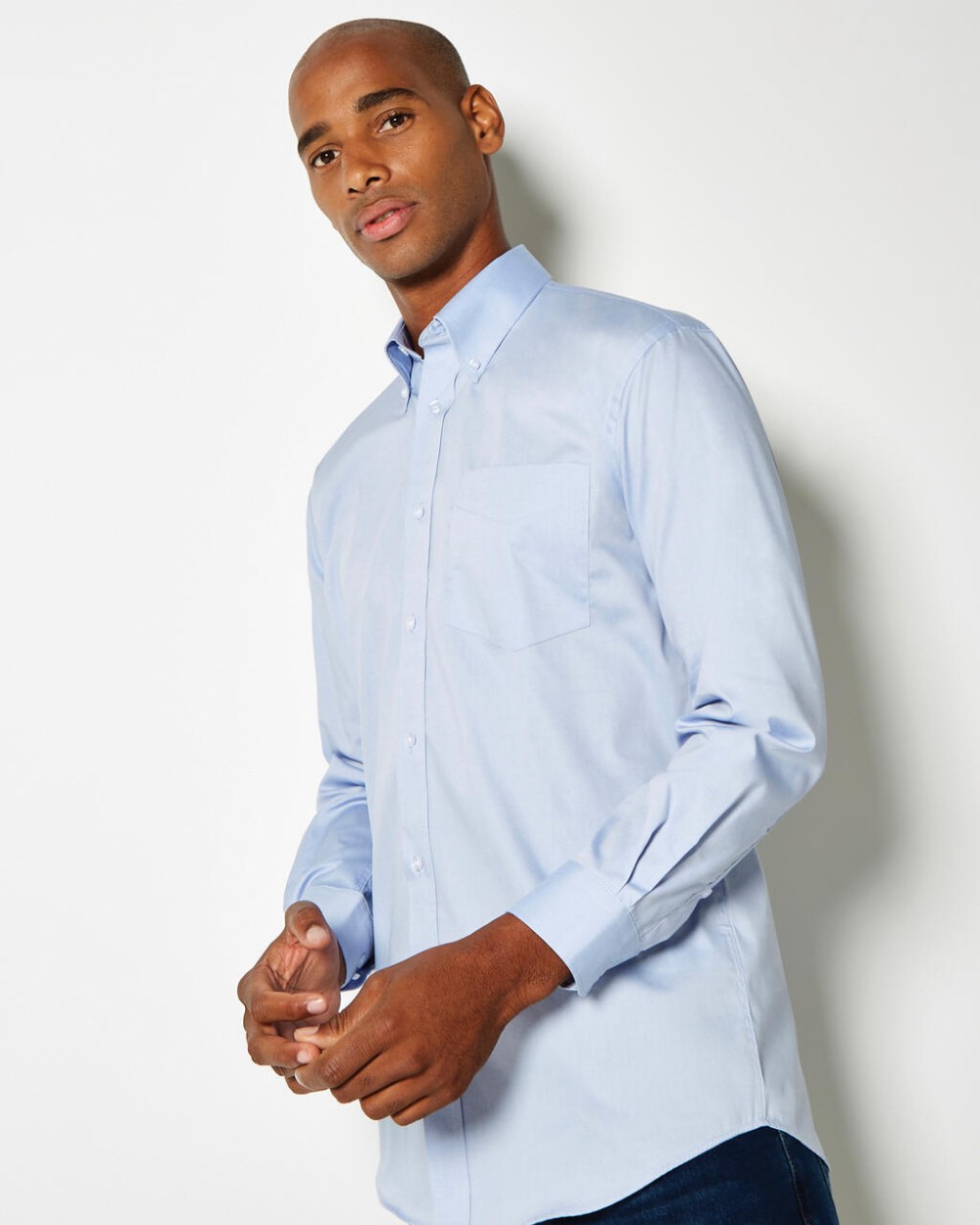 KUSTOM KIT Classic Fit Premium Oxford Shirt Hemden personalisierbar