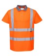 Polo's PORTWEST Hi-vis short sleeved polo (S477/RT22) voor bedrukking &amp; borduring