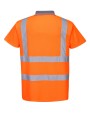 Polo's PORTWEST Hi-vis short sleeved polo (S477/RT22) voor bedrukking &amp; borduring