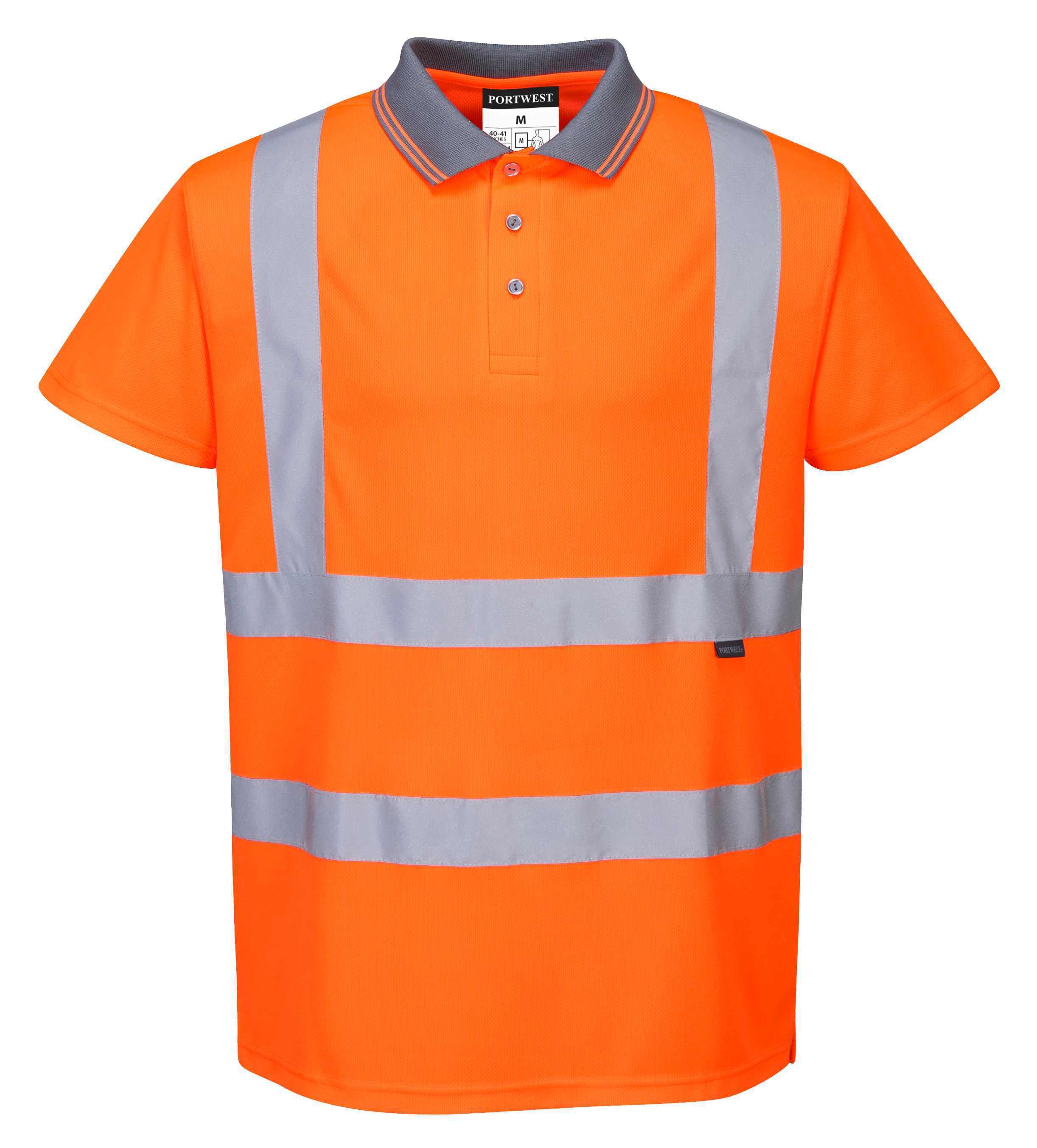 Polos personnalisable PORTWEST Polo à manches courtes Hi-vis (S477/RT22)