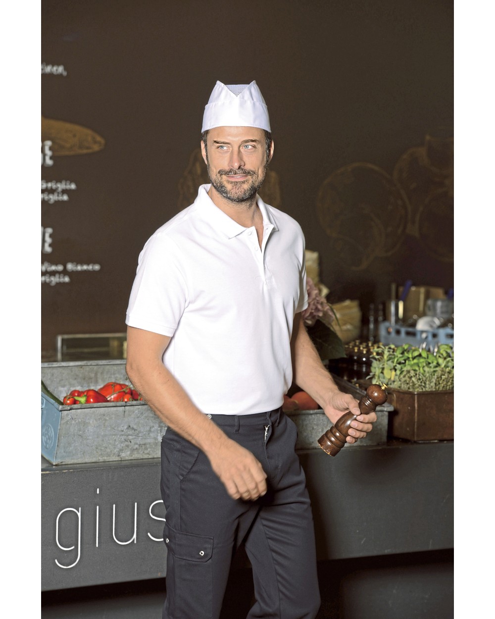 Accessoires personnalisable C.G. WORKWEAR Crecchio Classic Chef´s Hat