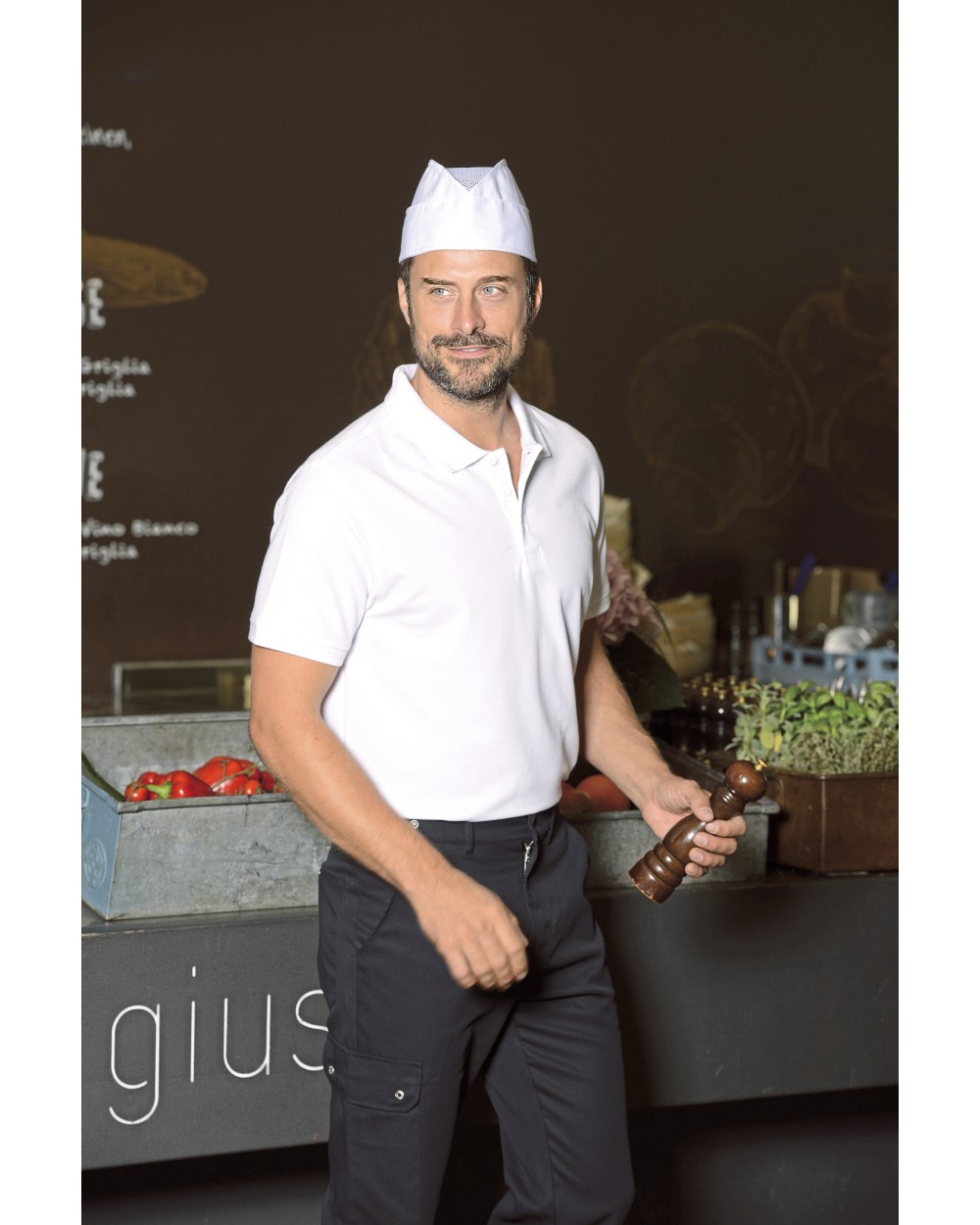 C.G. WORKWEAR Crecchio Classic Chef´s Hat Zubehör personalisierbar