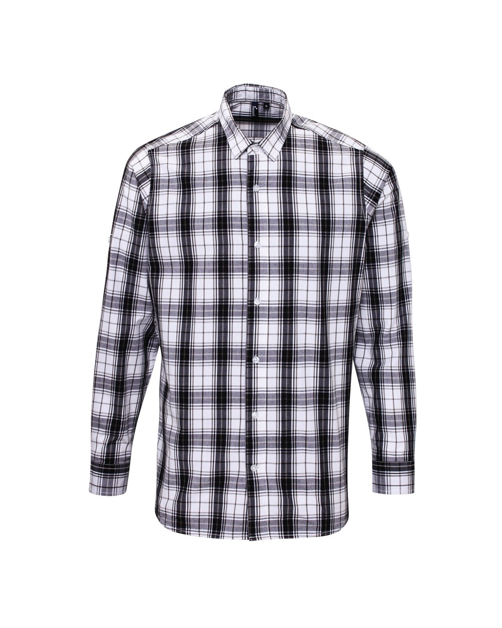 Chemises personnalisable PREMIER Ginmill Check Mens Long Sleeve Cotton Shirt