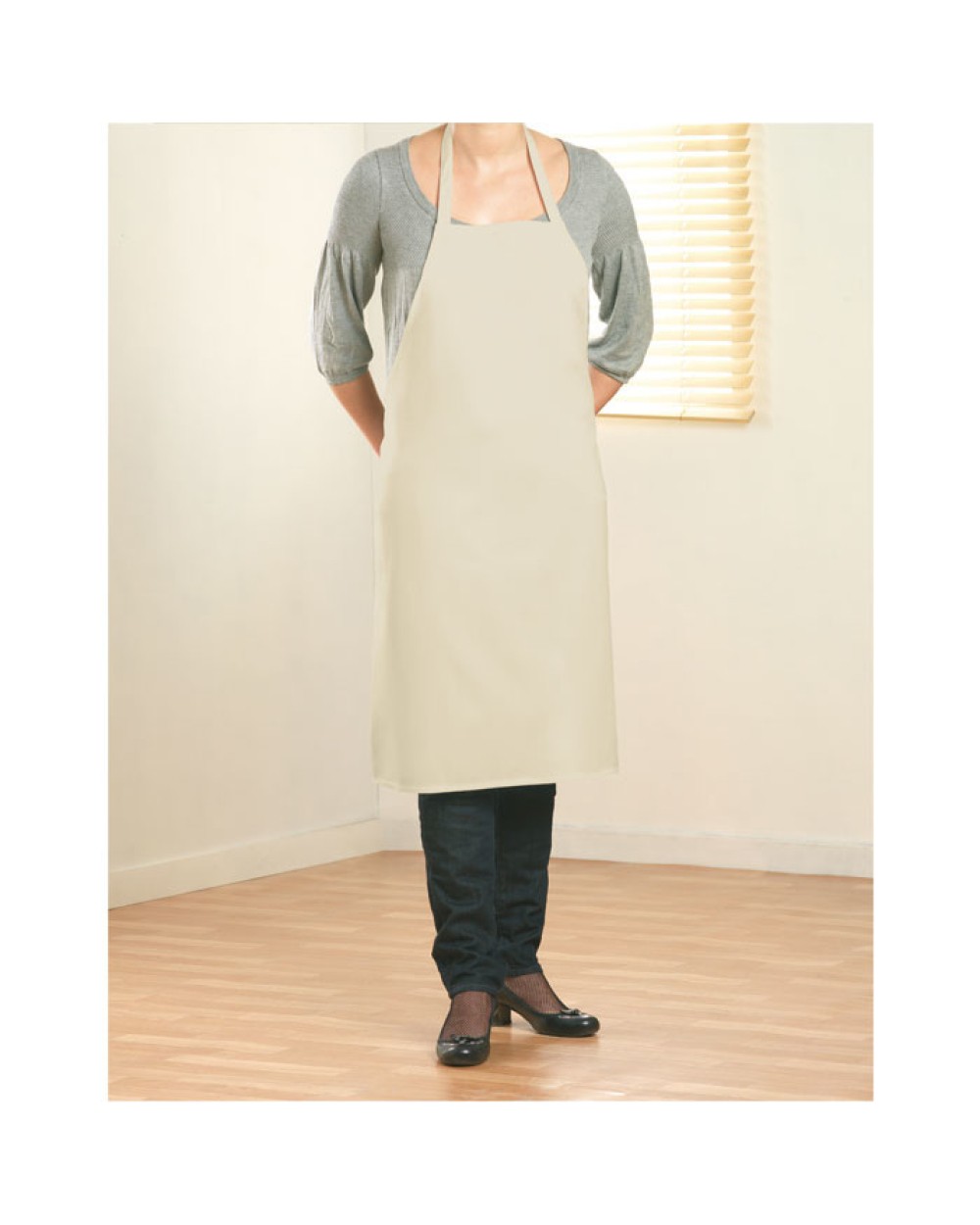 Schorten 4DO Katoenen keukenschort voor bedrukking &amp; borduring