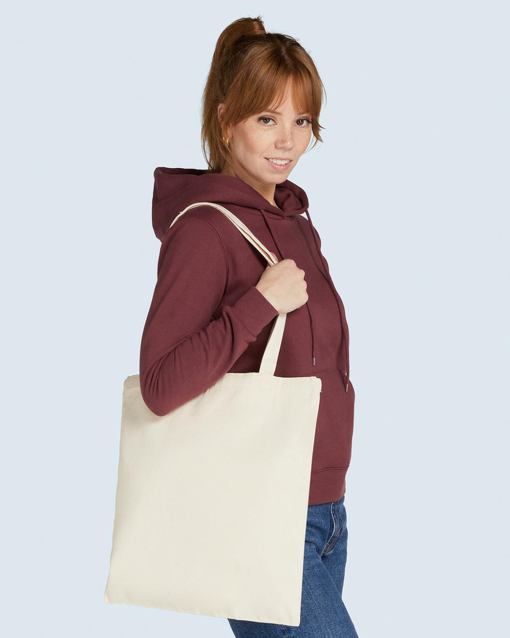 Tote bags SG CLOTHING Premium Canvas Organic Tote LH voor bedrukking &amp; borduring