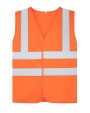 Fluo vestjes KORNTEX Childrens Safety Vest Esbjerg - 4 Reflective Stripes voor bedrukking &amp; borduring