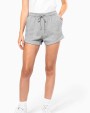 Bermuda's & Shorts KARIBAN Ecologische damesshort van french terry voor bedrukking &amp; borduring