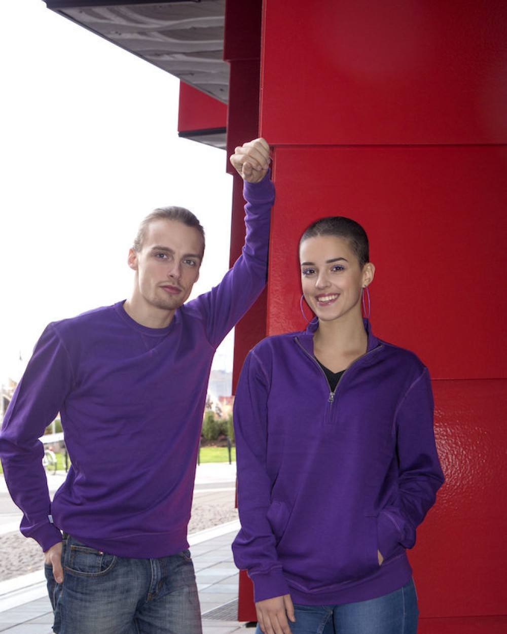 Sweat-shirts personnalisable COTTOVER SWEATSHIRT COL ROND HOMME - CERTIFIÉ GOTS