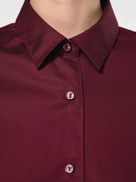 Chemises à personnaliser KARIBAN Chemise coton / élasthanne manches longues femme 