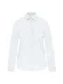 KARIBAN Chemise coton / élasthanne manches longues femme /api/colors/7a92cd2d-10d2-40b4-928b-296bb7487506 personnalisable
