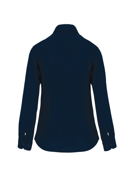 KARIBAN Chemise coton / élasthanne manches longues femme /api/colors/b68891a9-1d28-4f7a-8deb-775c45027afd personnalisable