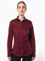 Chemises à personnaliser KARIBAN Chemise coton / élasthanne manches longues femme 