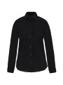 KARIBAN Chemise coton / élasthanne manches longues femme /api/colors/b9fdad4a-5e94-45cb-8c03-c08b349b28c3 personnalisable