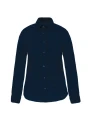 KARIBAN Chemise coton / élasthanne manches longues femme /api/colors/b68891a9-1d28-4f7a-8deb-775c45027afd personnalisable