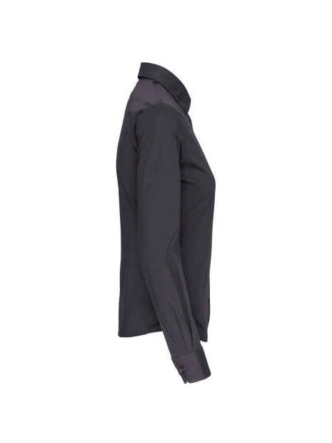 KARIBAN Chemise coton / élasthanne manches longues femme /api/colors/a74dfbdb-7821-4e15-a7e5-fe07498d41c7 personnalisable