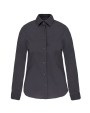 Chemises personnalisable KARIBAN Chemise coton / élasthanne manches longues femme