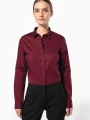 Chemises à personnaliser KARIBAN Chemise coton / élasthanne manches longues femme 