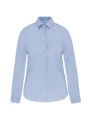 KARIBAN Chemise coton / élasthanne manches longues femme /api/colors/4c8673c9-9f30-4885-8015-c784ca13e566 personnalisable
