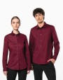 Hemden KARIBAN Dames stretch blouse lange mouwen voor bedrukking &amp; borduring