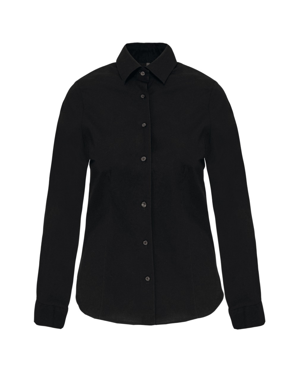 Chemises personnalisable KARIBAN Chemise coton / élasthanne manches longues femme