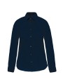 KARIBAN Chemise coton / élasthanne manches longues femme /api/colors/b68891a9-1d28-4f7a-8deb-775c45027afd personnalisable