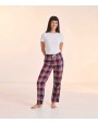 Pantalons personnalisable SKINNIFIT Pantalon femme à motif tartan