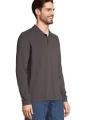 Polos à personnaliser SOL'S Unisex Long Sleeve Polycotton Polo Shirt 