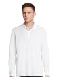 Polos personnalisable SOL'S Unisex Long Sleeve Polycotton Polo Shirt