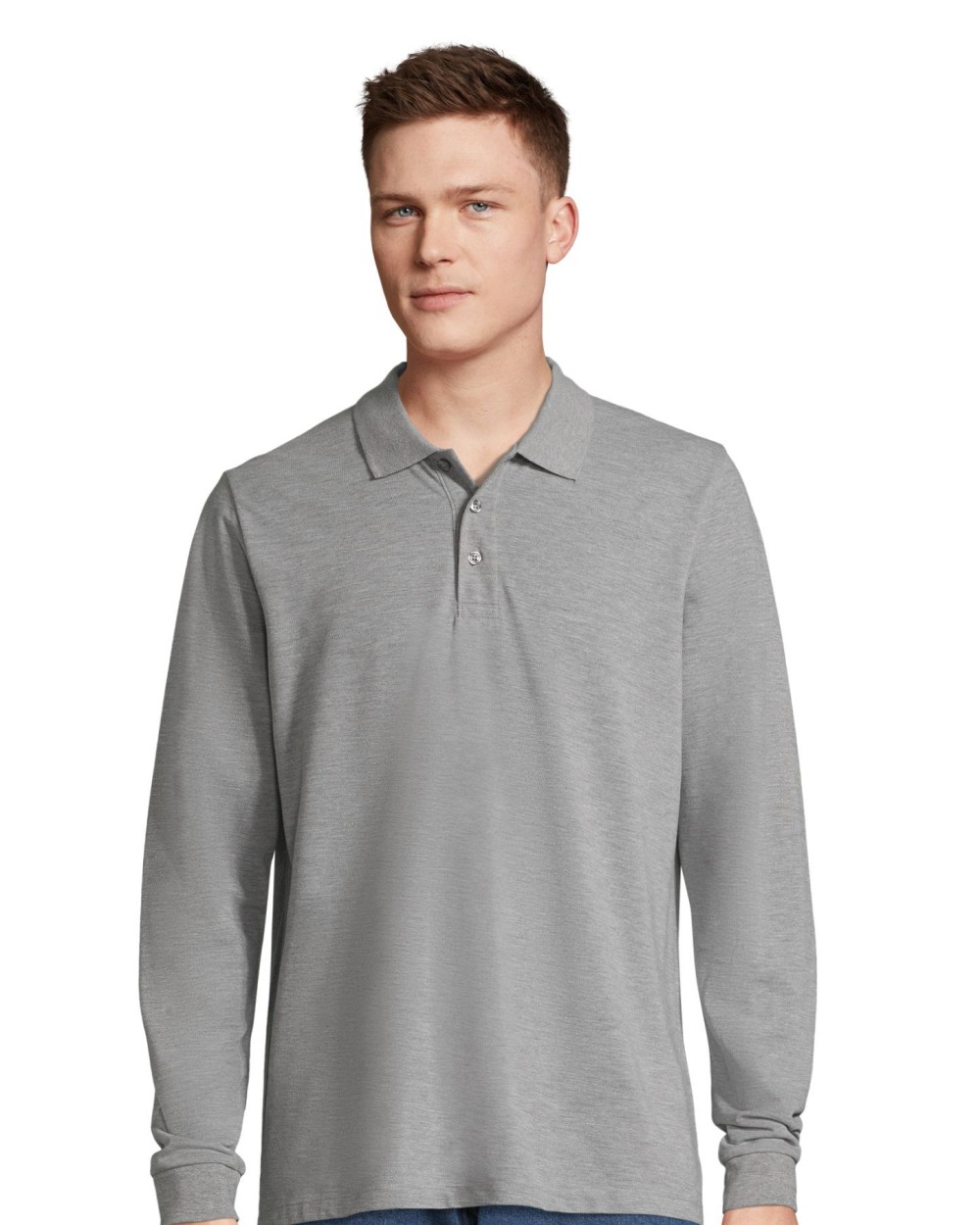 SOL'S Unisex Long Sleeve Polycotton Polo Shirt Poloshirts personalisierbar