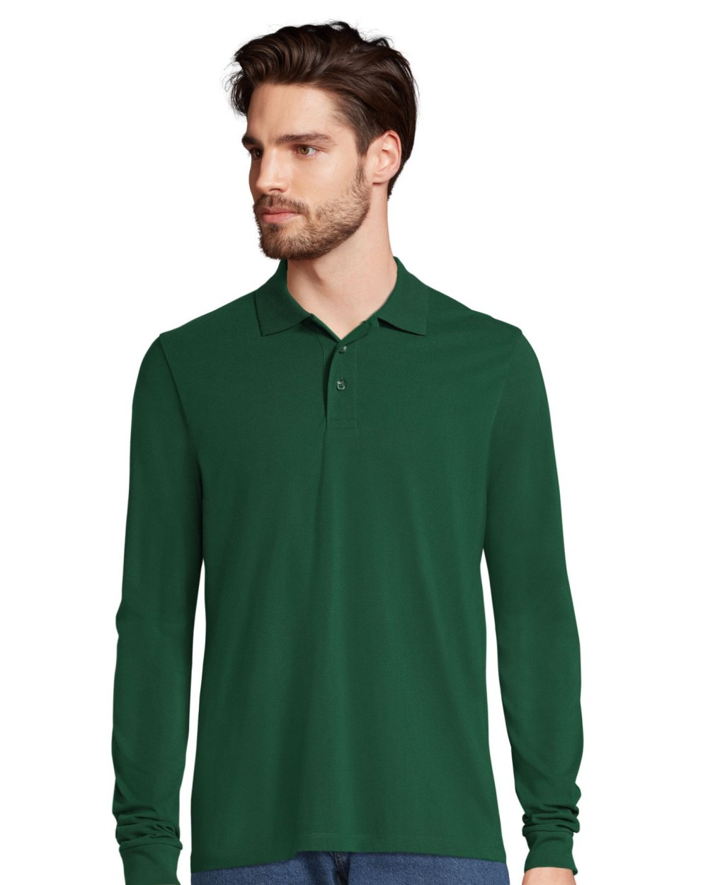 SOL'S Unisex Long Sleeve Polycotton Polo Shirt Poloshirts personalisierbar