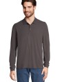 Polos à personnaliser SOL'S Unisex Long Sleeve Polycotton Polo Shirt 