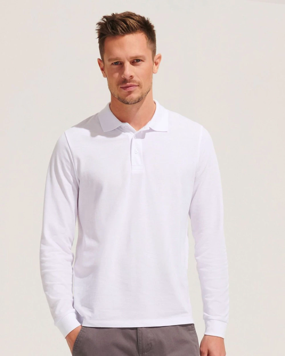 Polos personnalisable SOL'S Unisex Long Sleeve Polycotton Polo Shirt