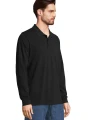 Polos à personnaliser SOL'S Unisex Long Sleeve Polycotton Polo Shirt 