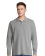 Polos personnalisable SOL'S Unisex Long Sleeve Polycotton Polo Shirt