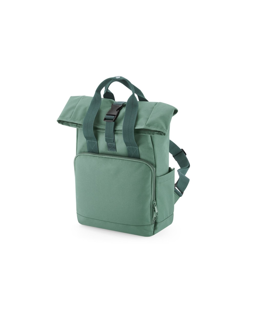 Tassen & Zakken BAG BASE RECYCLED MINI TWIN HANDLE ROLL-TOP LAPTOP BACKPACK voor bedrukking &amp; borduring