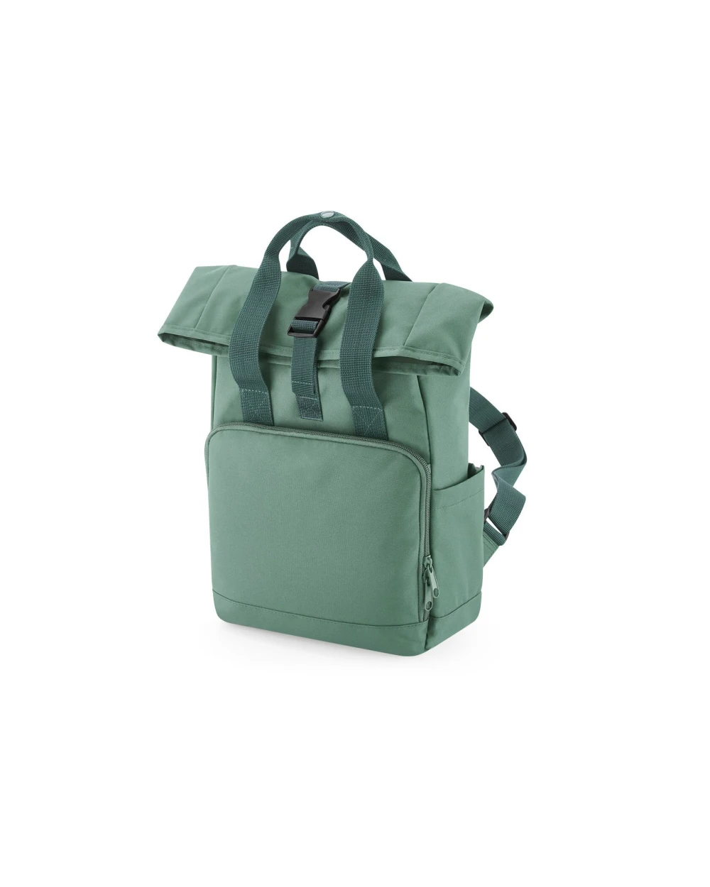 BAG BASE RECYCLED MINI TWIN HANDLE ROLL-TOP LAPTOP BACKPACK Taschen personalisierbar
