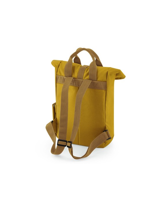 Sacs & Bagagerie personnalisable BAG BASE RECYCLED MINI TWIN HANDLE ROLL-TOP LAPTOP BACKPACK
