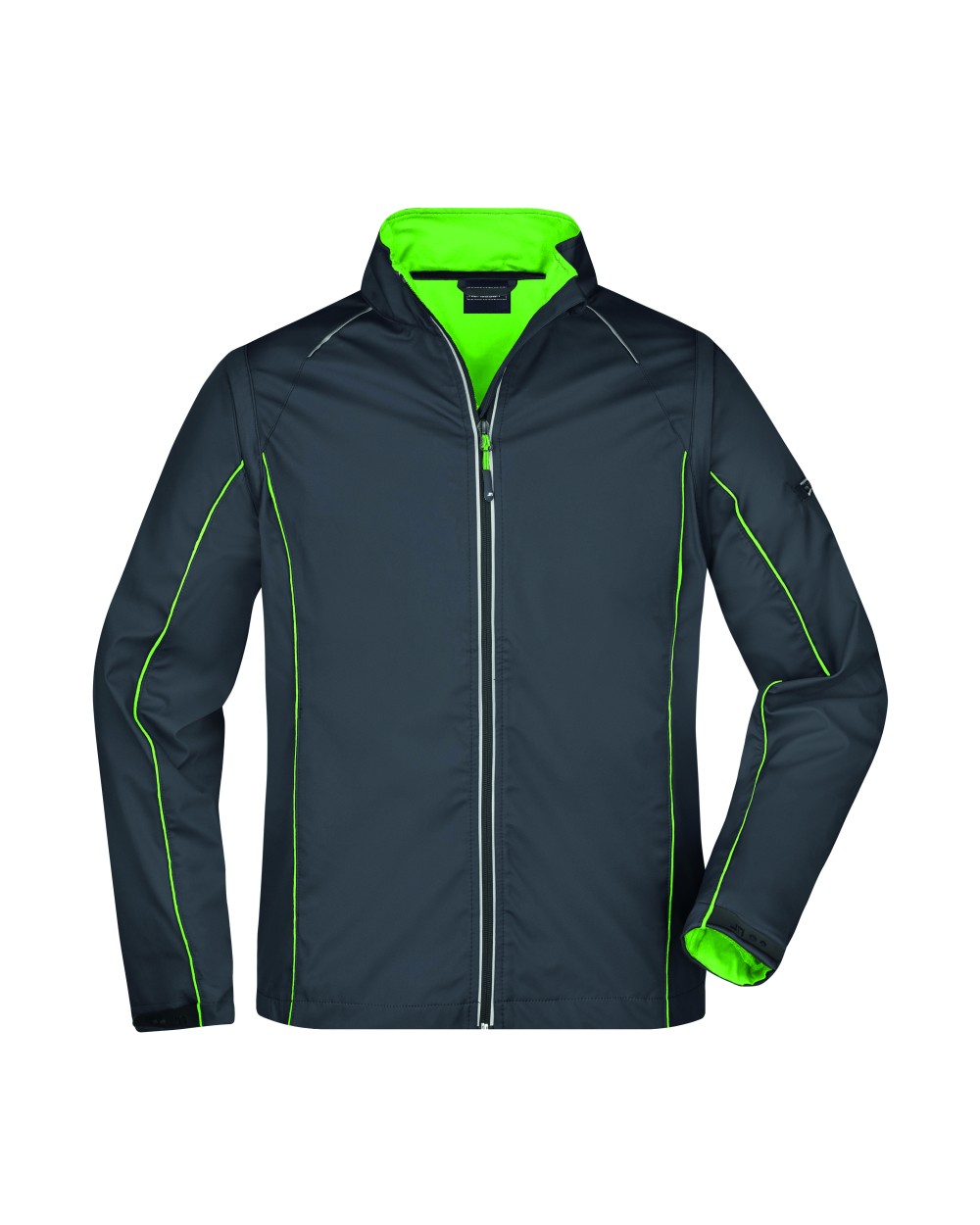 Softshells JAMES & NICHOLSON Men`s Zip-Off Softshell Jacket voor bedrukking &amp; borduring
