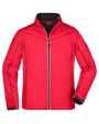 Softshells JAMES & NICHOLSON Men`s Zip-Off Softshell Jacket voor bedrukking &amp; borduring