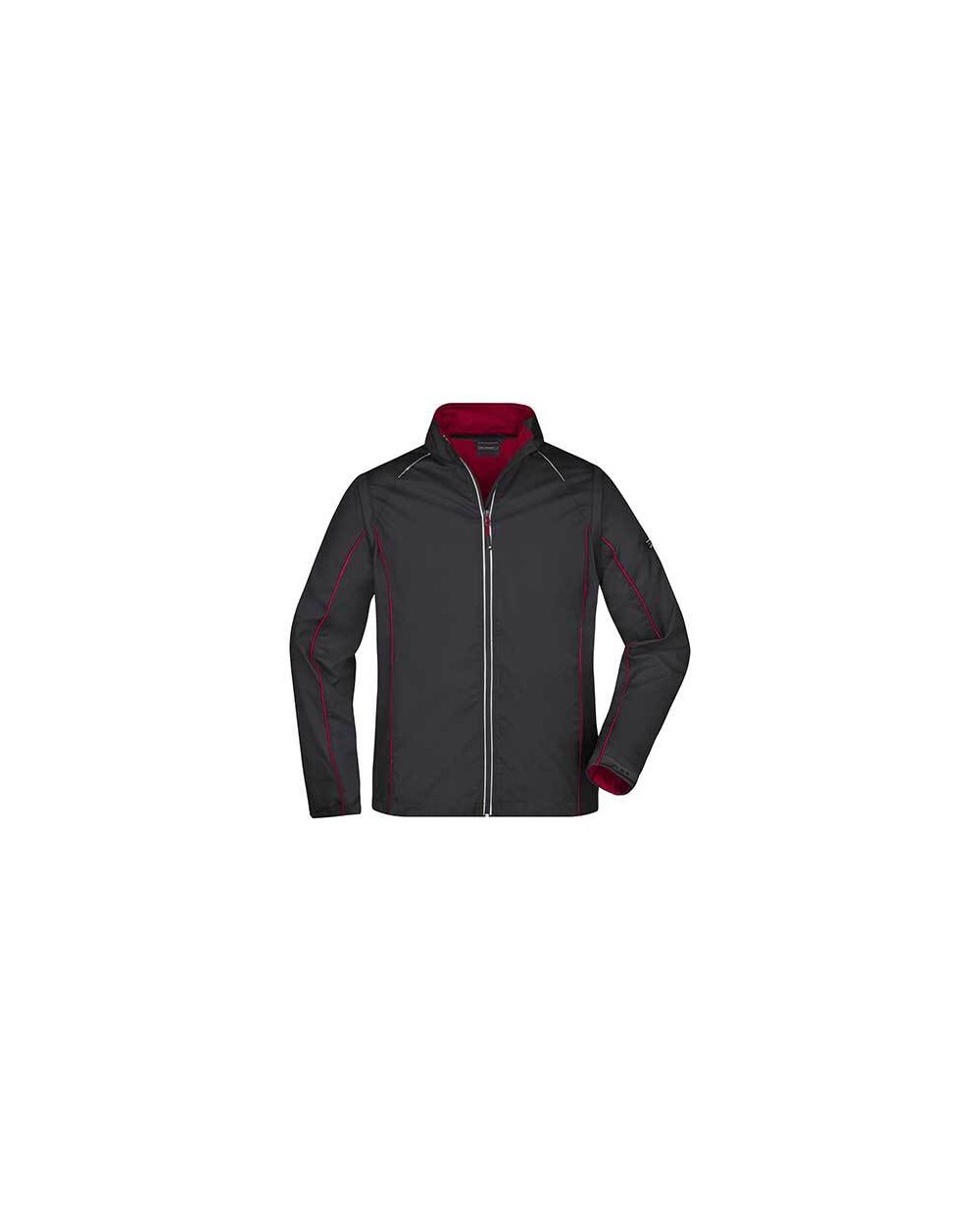 Softshells JAMES & NICHOLSON Men`s Zip-Off Softshell Jacket voor bedrukking &amp; borduring