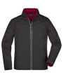 Softshells personnalisable JAMES & NICHOLSON Men`s Zip-Off Softshell Jacket