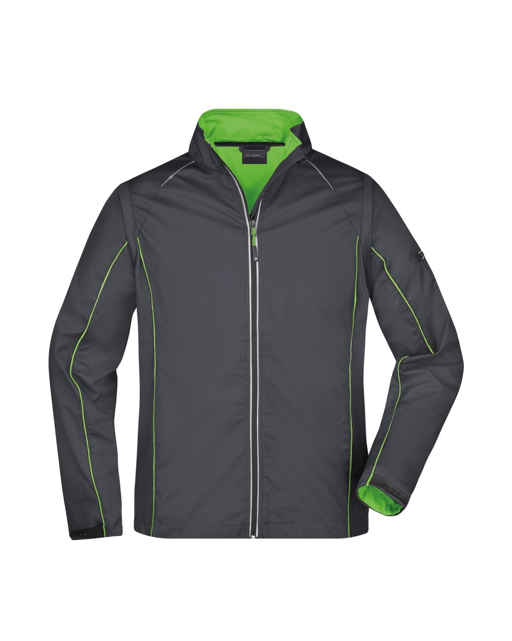 Softshells JAMES & NICHOLSON Men`s Zip-Off Softshell Jacket voor bedrukking &amp; borduring