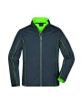 JAMES & NICHOLSON Men`s Zip-Off Softshell Jacket Softshells personalisierbar