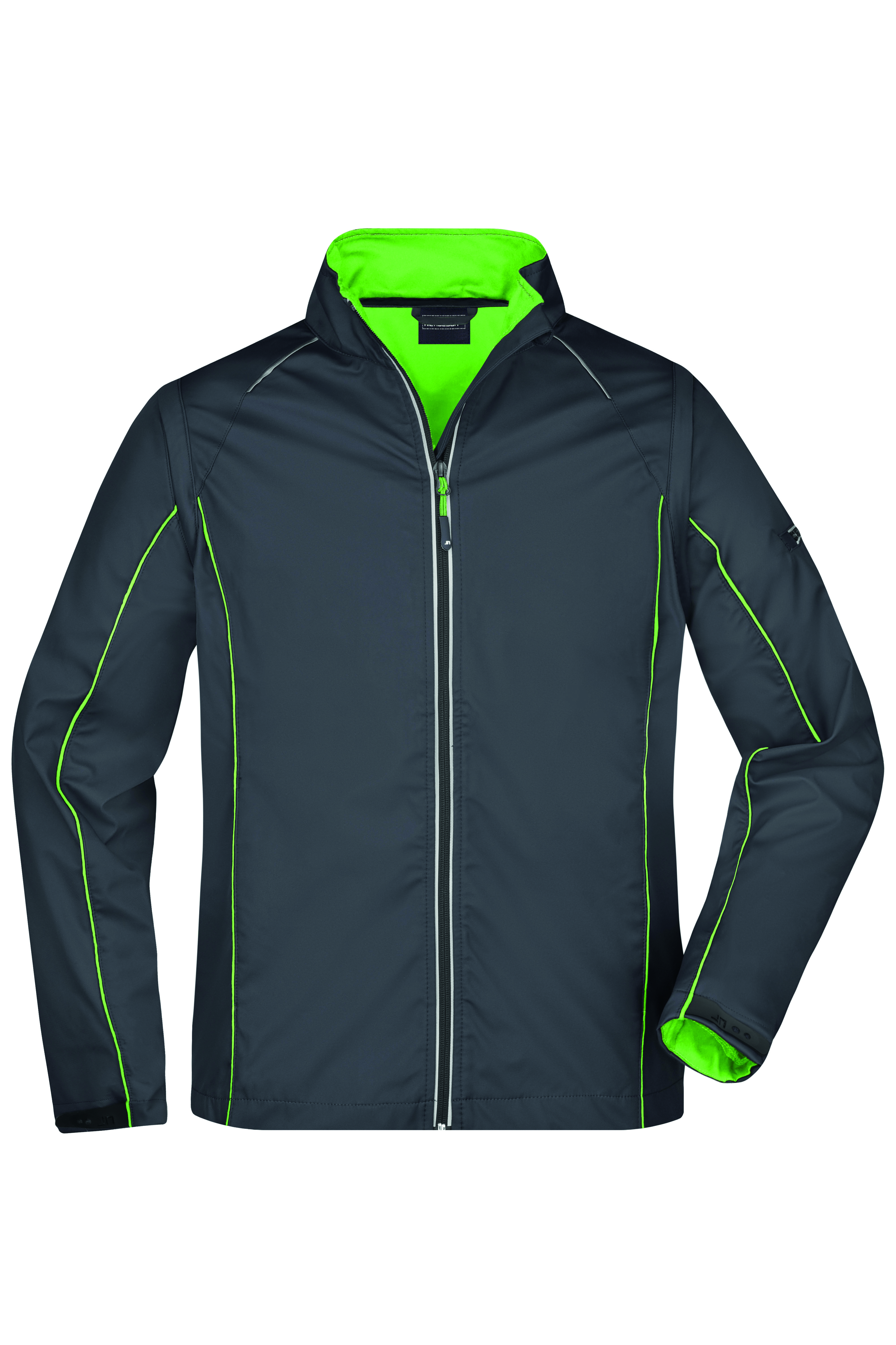 Softshells JAMES & NICHOLSON Men`s Zip-Off Softshell Jacket voor bedrukking &amp; borduring