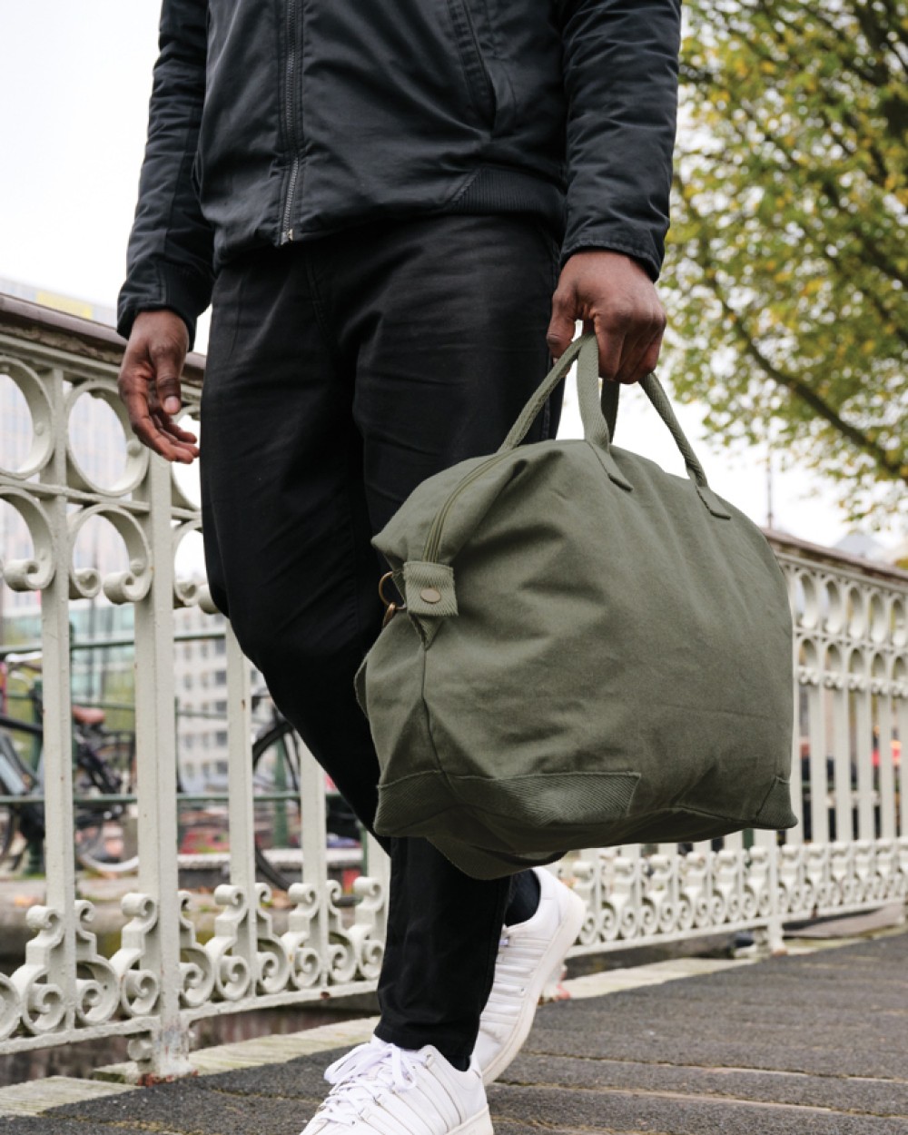 4DO Kezar AWARE™ 500g/m² Wochenendtasche aus recyceltem Canvas Taschen personalisierbar