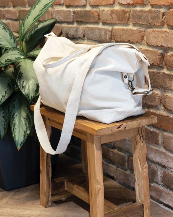 4DO Kezar AWARE™ 500g/m² Wochenendtasche aus recyceltem Canvas Taschen personalisierbar