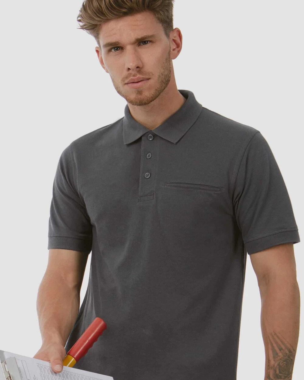 Polo's B&C Energy Pro Polo Shirt voor bedrukking &amp; borduring