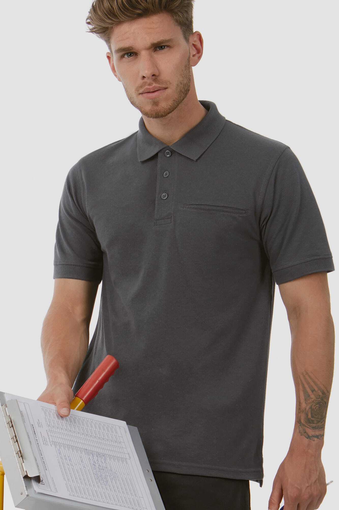 Polo's B&C Energy Pro Polo Shirt voor bedrukking &amp; borduring