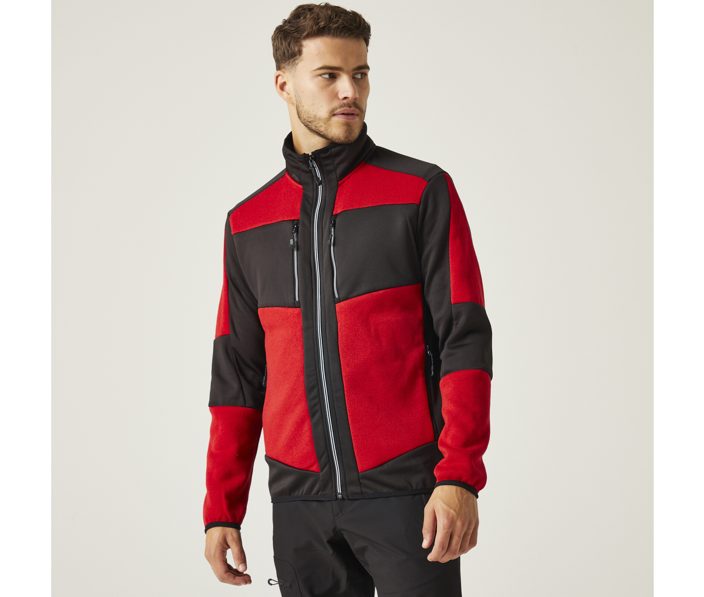 Polar Fleeces REGATTA E-VOLVE KNIT EFFECT STRETCH MIDLAYER voor bedrukking &amp; borduring